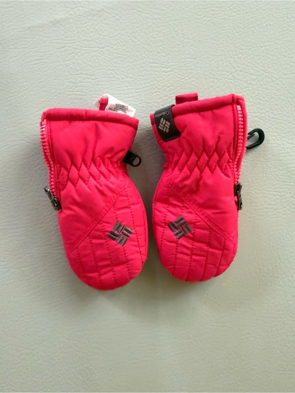 Columbia Baby Infant Chippewa Pink Ski Mittens Girls - No Thumbs